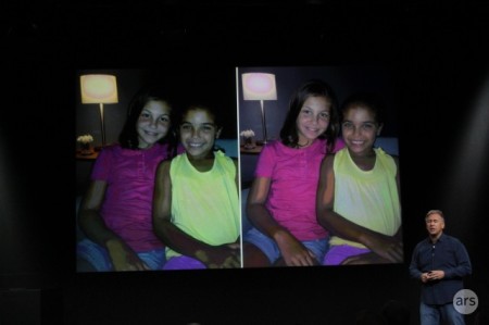 Rozdíl při pořizování snímků s novým iPhonem 5S je na snímku méně šumu a lepší podání barev.