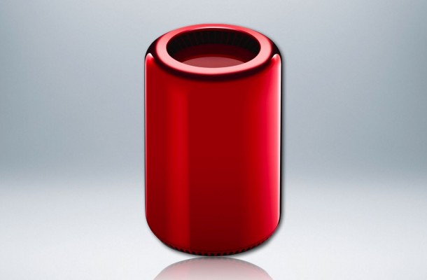 Jony Ive a Marc Newson navrhli červenou verzi Mac Pro