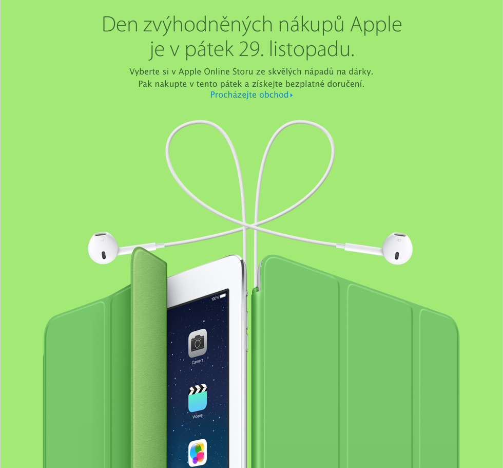 Černý pátek se blíží a s ním i slevy v Apple Online Store