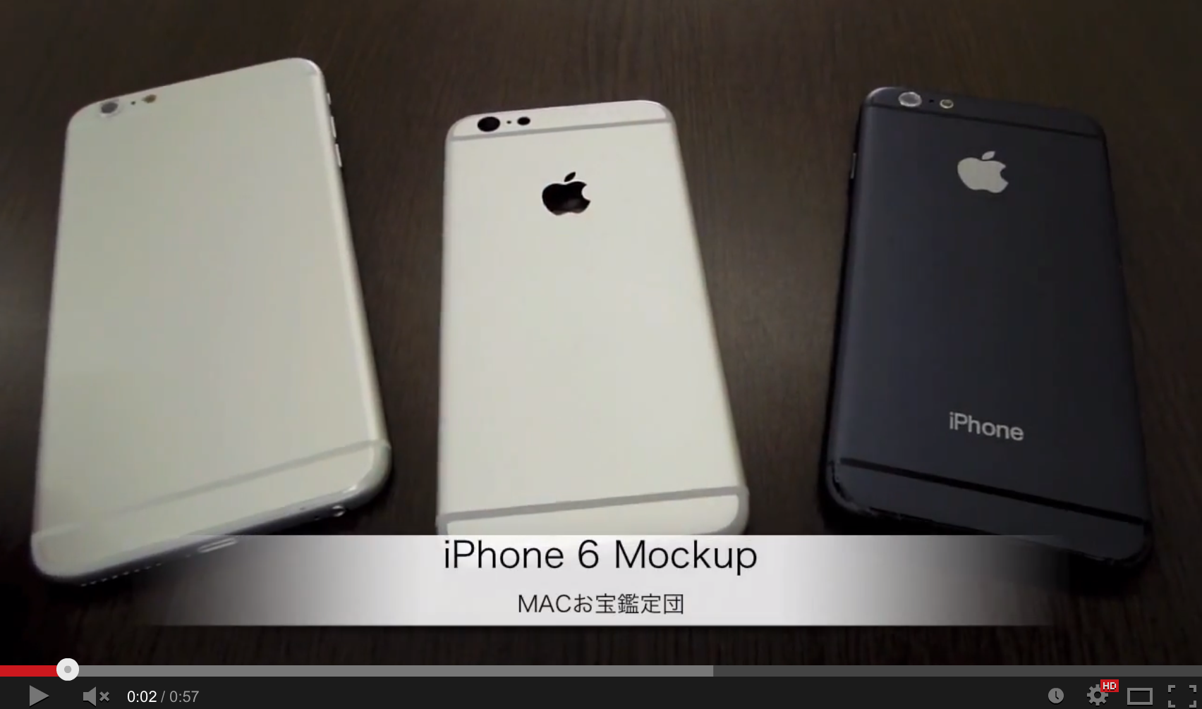Video zachycující detaily zadního krytu 4,7palcového iPhonu 6