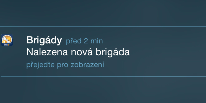 Jak si najít brigádu pomocí iOS aplikace Brigády do kapsy (tip)