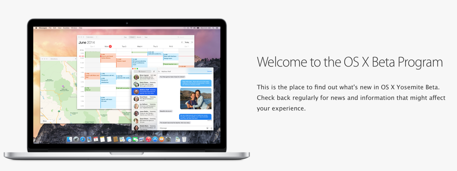 Veřejná beta OS X Yosemite je nyní dostupná v Mac App Storu