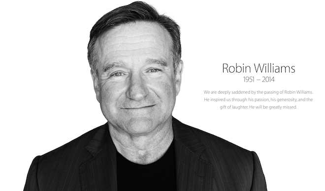 Apple vzpomíná na Robina Williamse