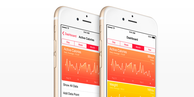 Zdraví v iOS 8 (iSport)