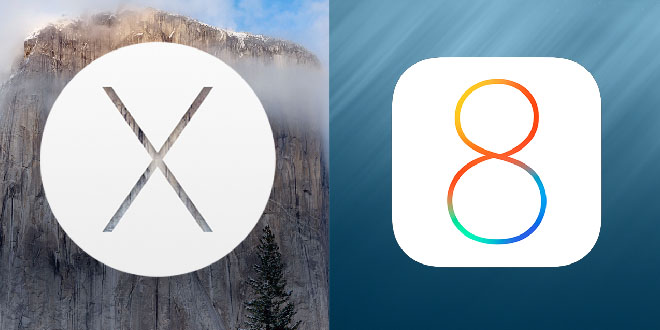 Aktualizace iOS a OS X Yosemite