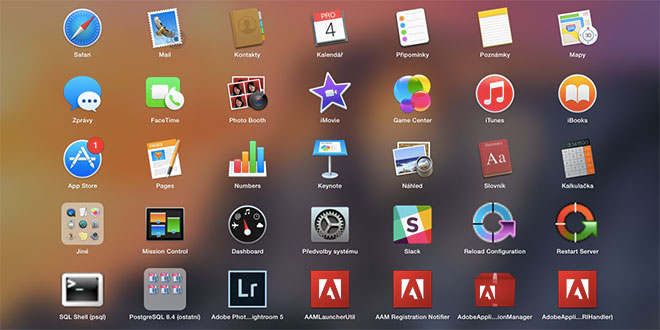 Jak změnit velikost ikon v Launchpadu (na OS X)