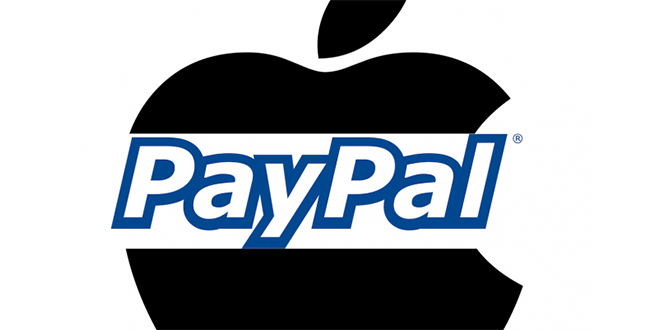 Apple podporuje platby přes PayPal na svém Online Store
