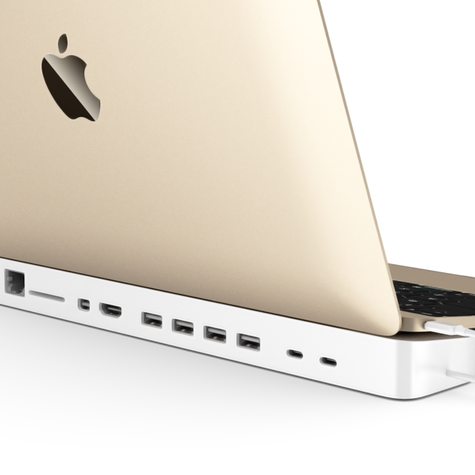 HydraDock – dokovací stanice s 11 konektory pro nový MacBook