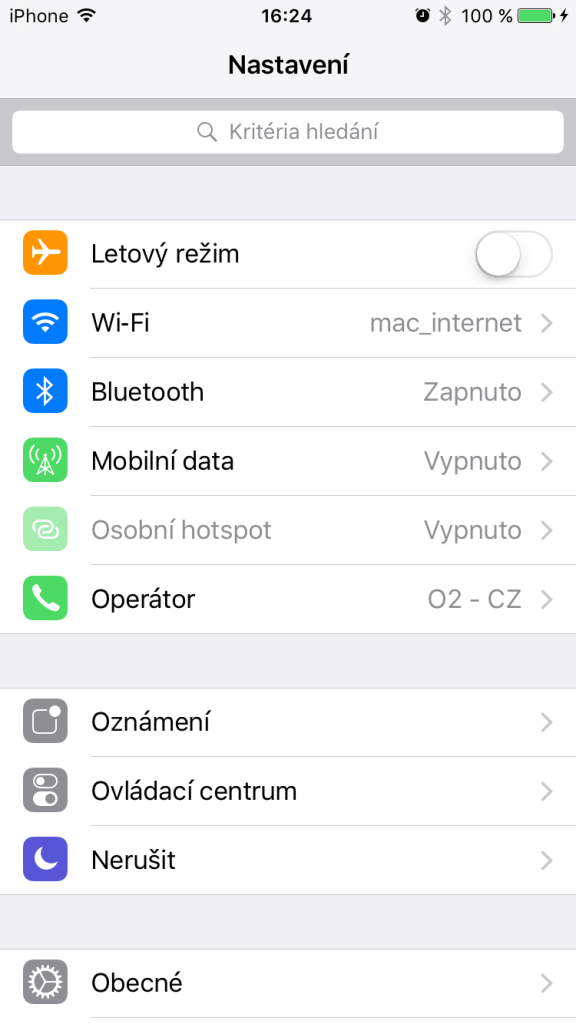 nastaveni