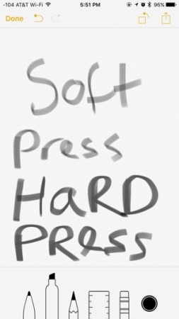 Kreslení s 3D Touch
