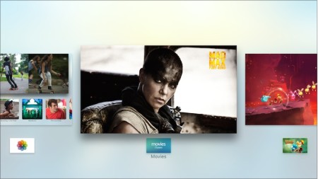 Apple TV - náhled běžících aplikací v pozadí