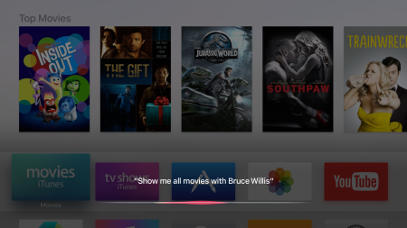 Siri dotaz do filmové databáze