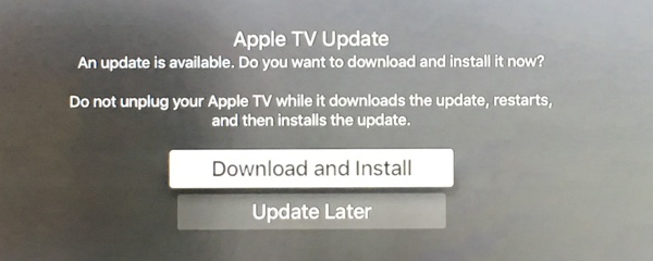 tvOS 9.1.1