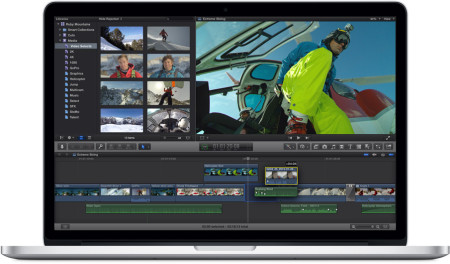Final Cut Pro na MacBooku Pro