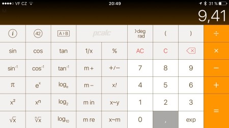 PCalc lite - primary design - landscape