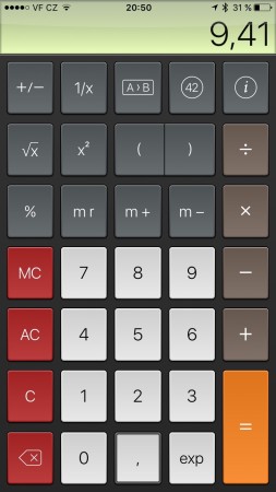 PCalc lite -secondary design