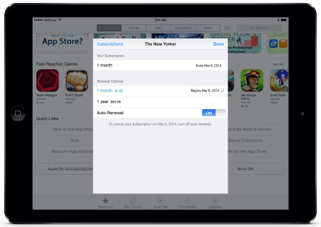 Předplacení New Yorker Times