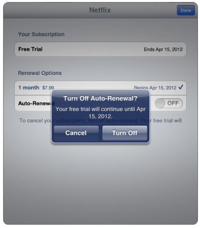 Zrušení předplacení Netflixu