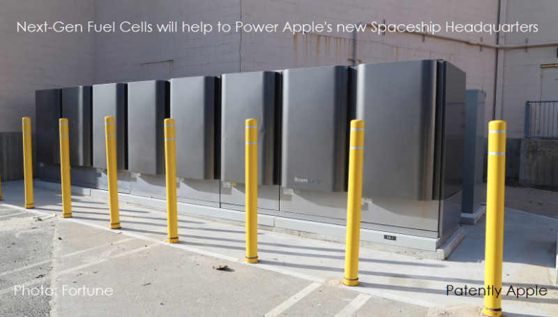 Apple Campus 2 palivové články