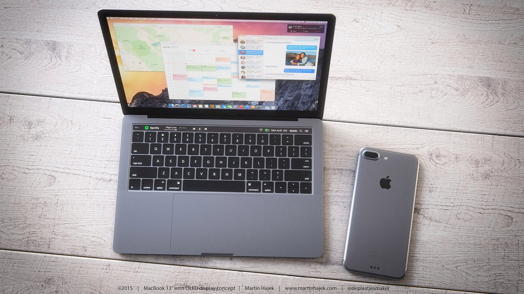 Nový MacBook Pro s OLED panelem