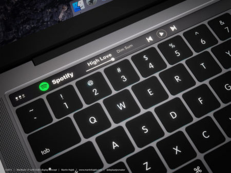 Nový MacBook Pro s OLED panelem