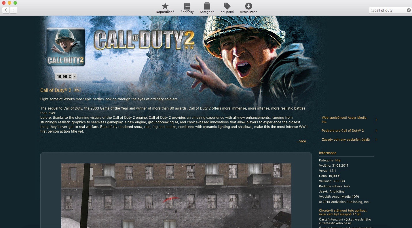 Call of Duty 2 Mac
