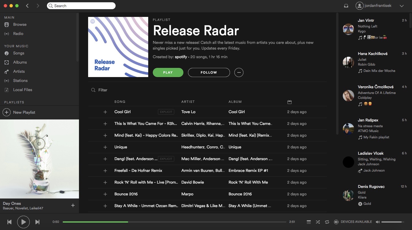 Release Radar