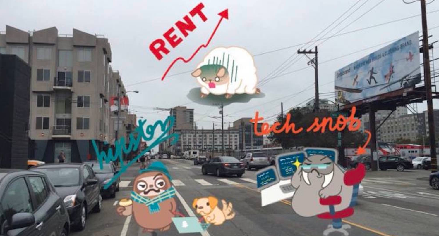 Snapchat představuje Geostickers