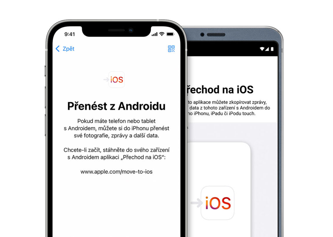 iOS přechod Android
