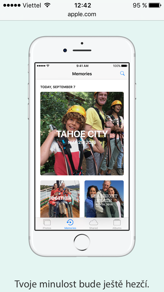 iOS 10 aplikace Fotky