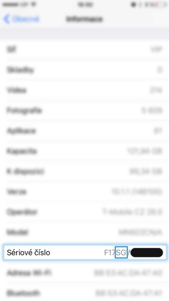 iPhone 6s baterie