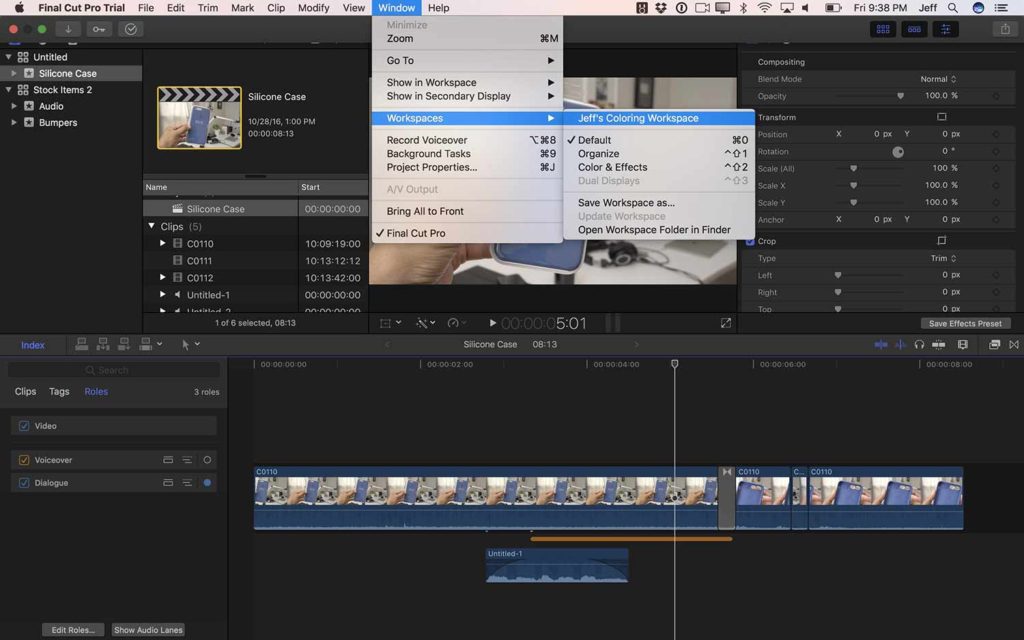 Final Cut Pro X 10.3