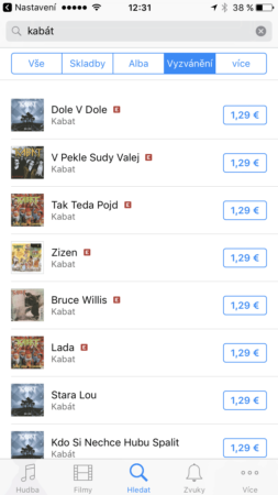 vyzvánění do iPhonu