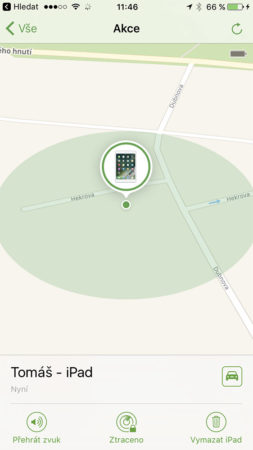 Jak najít ztracený iPhone