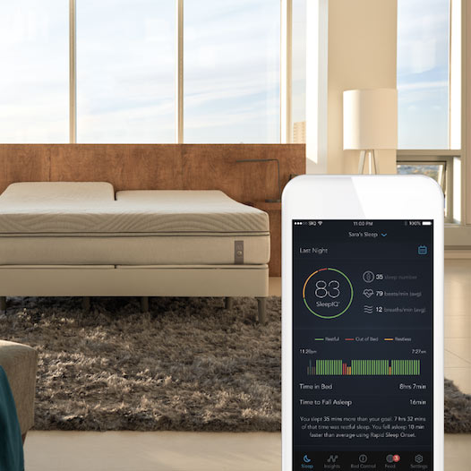 Chytrá postel Sleep Number