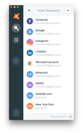 Avast Passwords