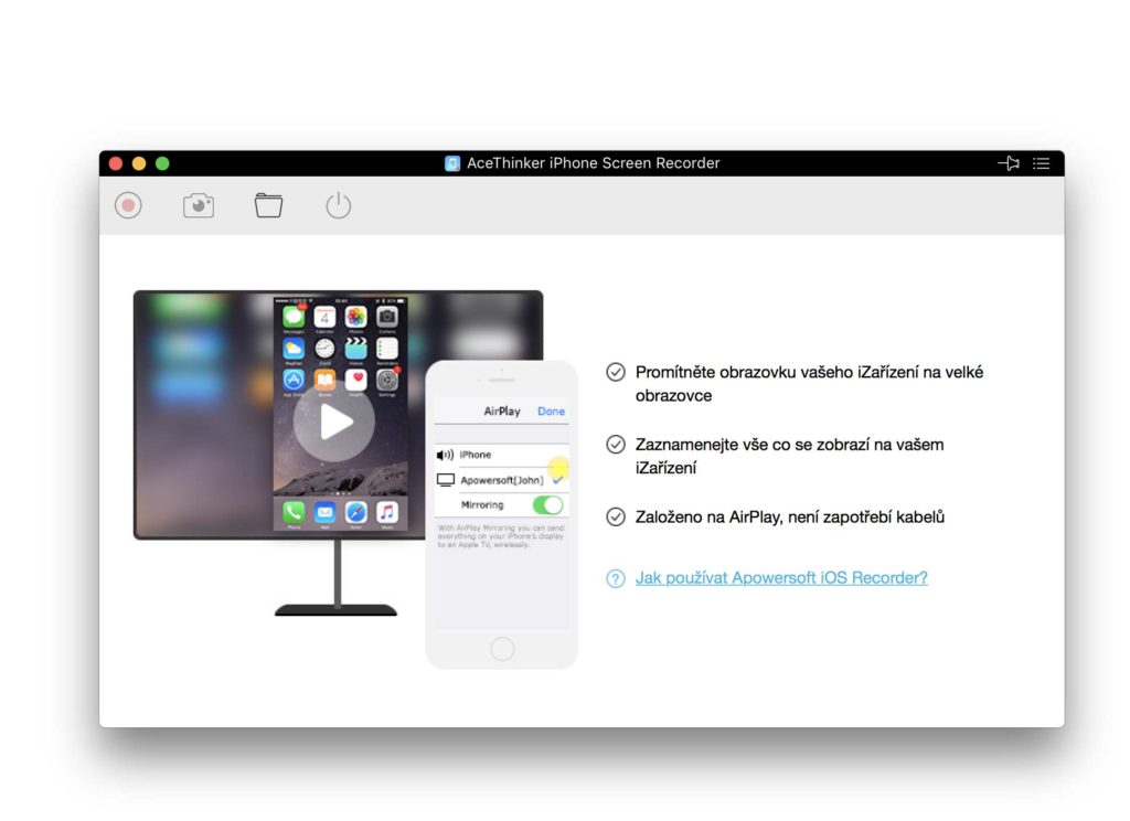 AceThinker iPhone Screen Recorder