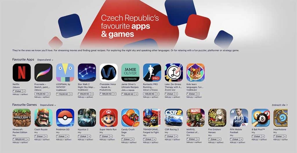 App Store ČR