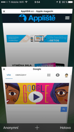 webový prohlížeč Safari