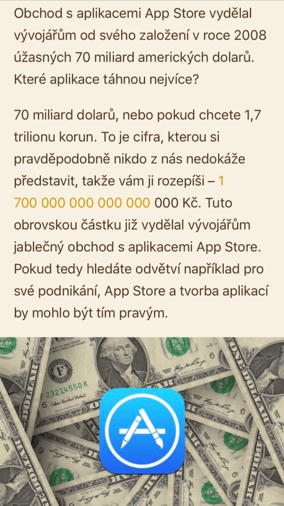 webový prohlížeč Safari