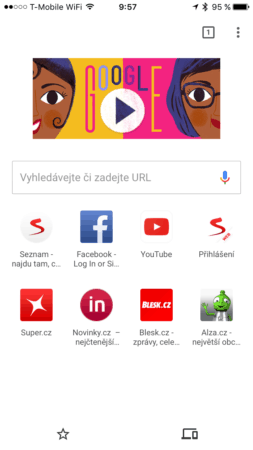 webový prohlížeč Chrome
