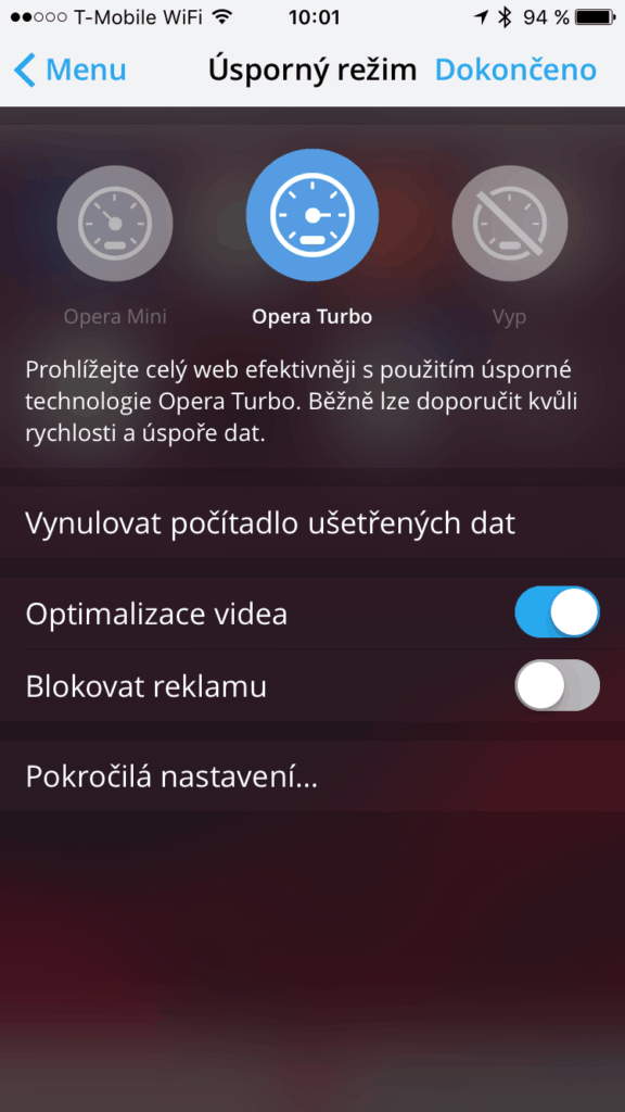 webový prohlížeč Opera