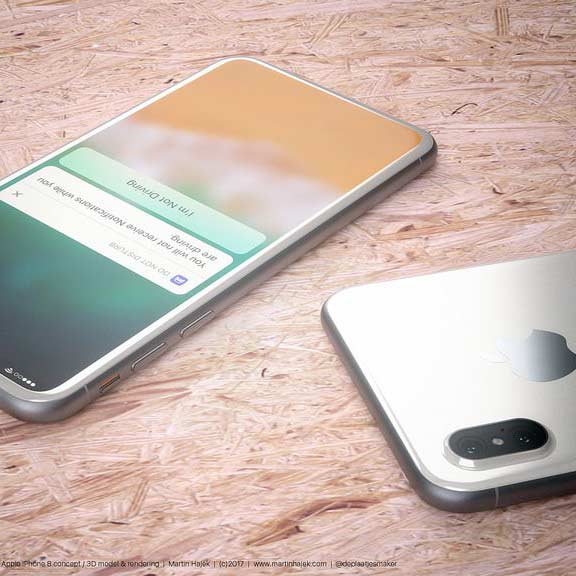 Martin Hajek iPhone 8 rendery