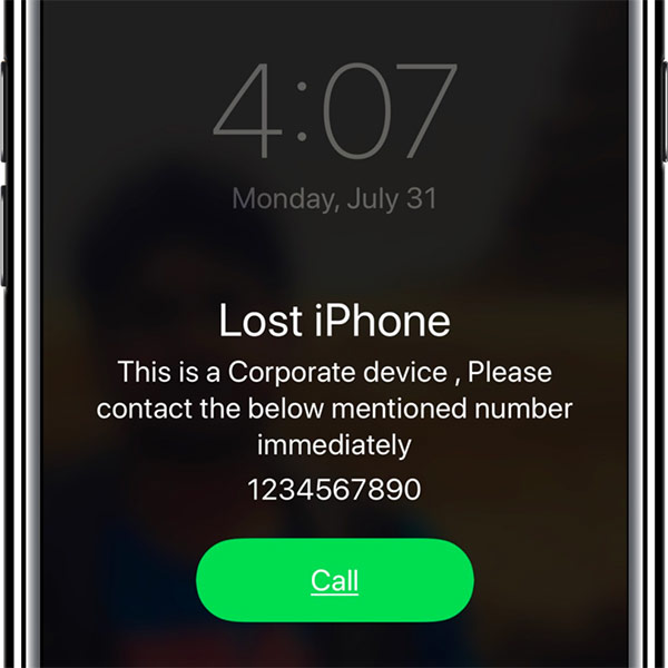 Jak zablokovat iPhone