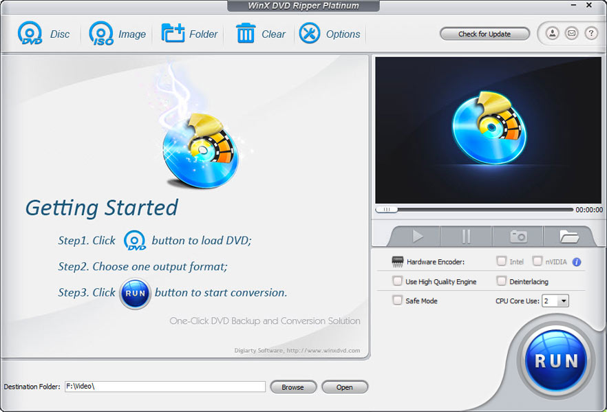 Jak zkopírovat film na DVD do počítače, WinX DVD Ripper Platinum