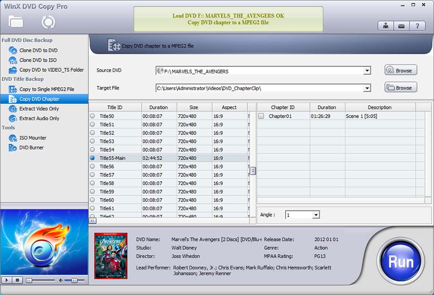 WinX DVD Copy Pro