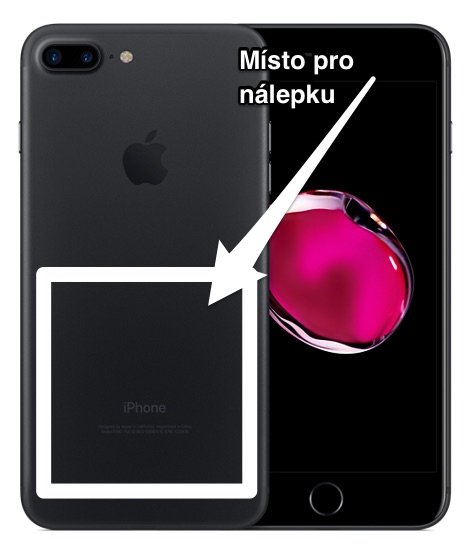 platební nálepka iPhone