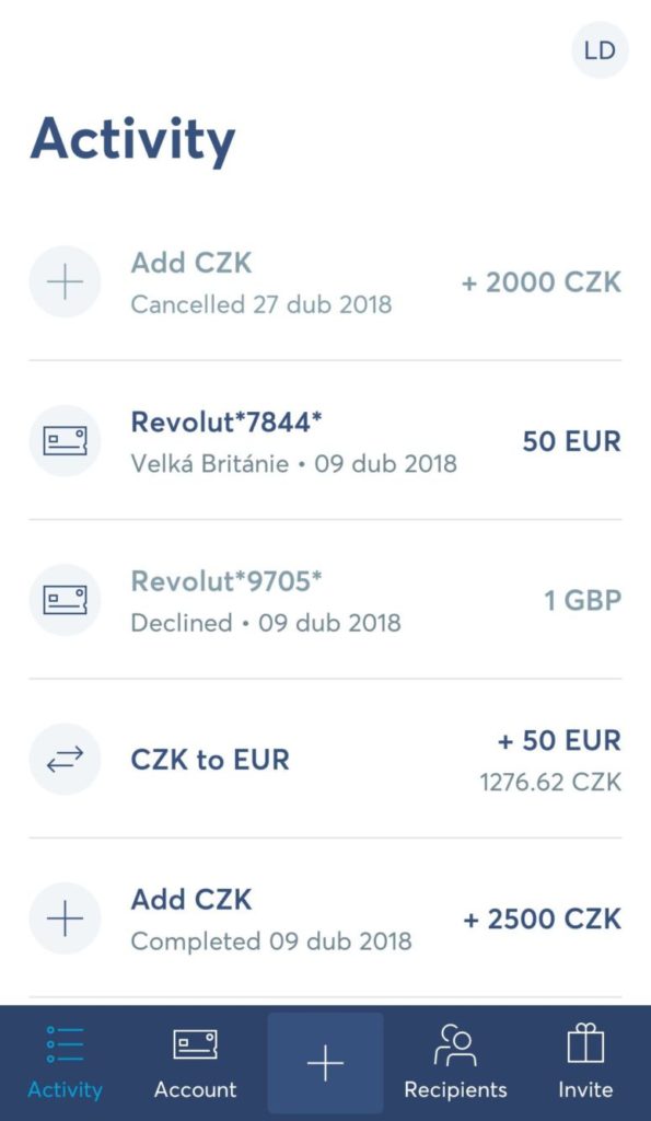 TransferWise zahraniční platby