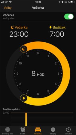 iOS 12 Oznamovací centrum