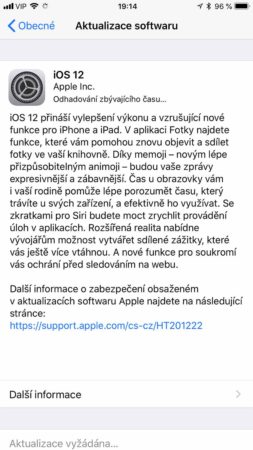 iOS 12